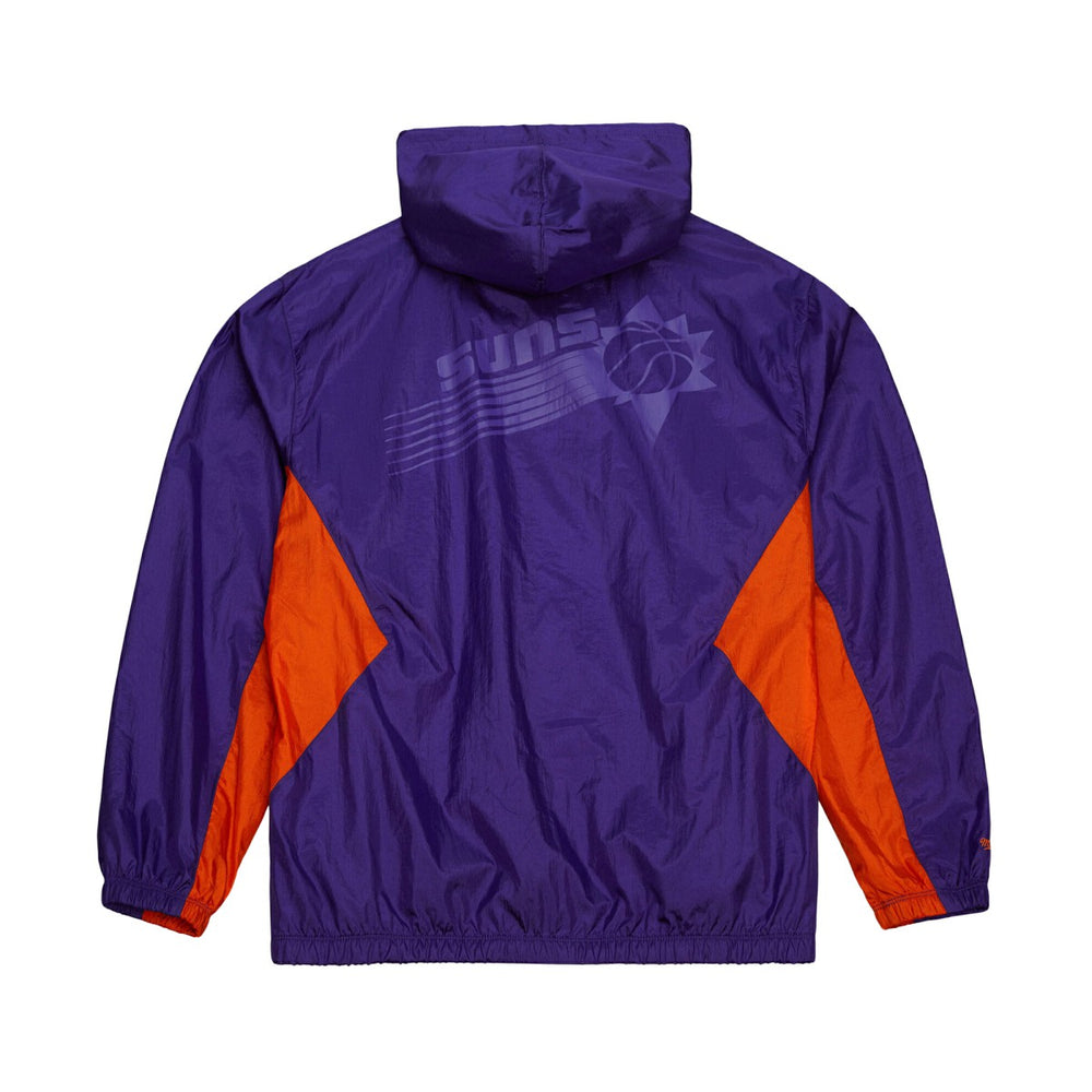 Phoenix Suns Playmaker Full-Zip Hooded Windbreaker Jacket - Purple | Mitchell & Ness cheap