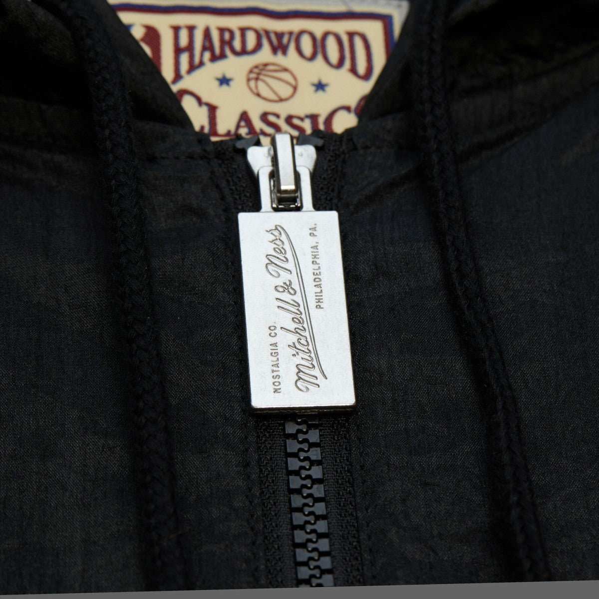 Sacramento Kings Playmaker Full-Zip Hooded Windbreaker Jacket - Black | Mitchell & Ness discount