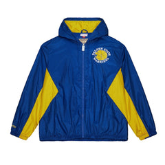 Golden State Warriors Playmaker Full-Zip Hooded Windbreaker Jacket sale - Royal | Mitchell & Ness online