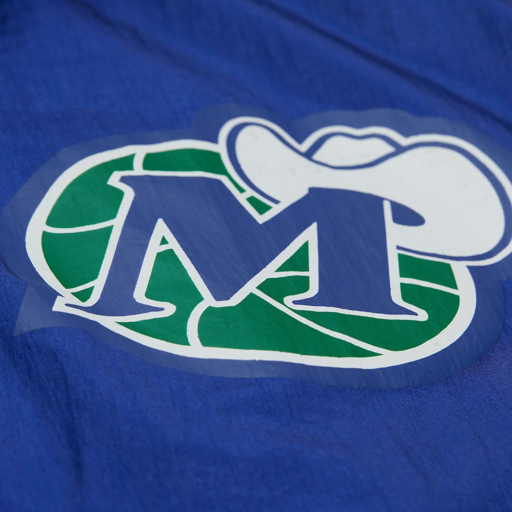 Dallas Mavericks Playmaker Full-Zip Hooded Windbreaker Jacket sale - Blue | Mitchell & Ness online