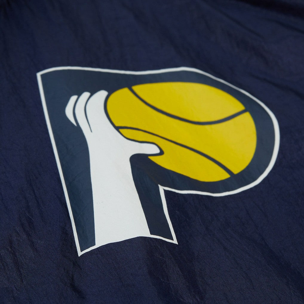 Indiana Pacers Playmaker Full-Zip Hooded Windbreaker Jacket - Navy | Mitchell & Ness discount