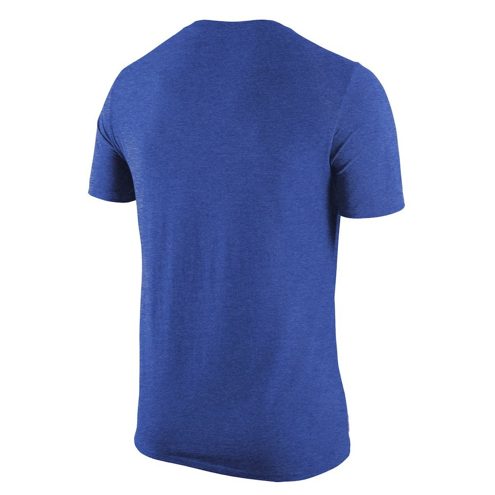 New York Knicks Tri-Blend T-Shirt - Heather Royal | Nike sale