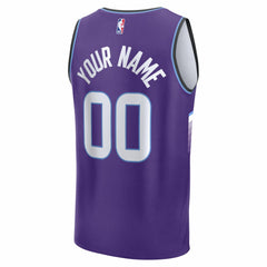 Utah Jazz Fast Break Replica Custom Jersey - Purple - Icon Edition | Fanatics sale