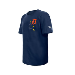 Detroit Tigers Youth Stars & Cap T-Shirt - Navy | New Era