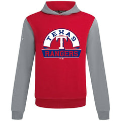 Texas Rangers Levelwear Throwback Ultimate Banner Arch Hoodie - Red