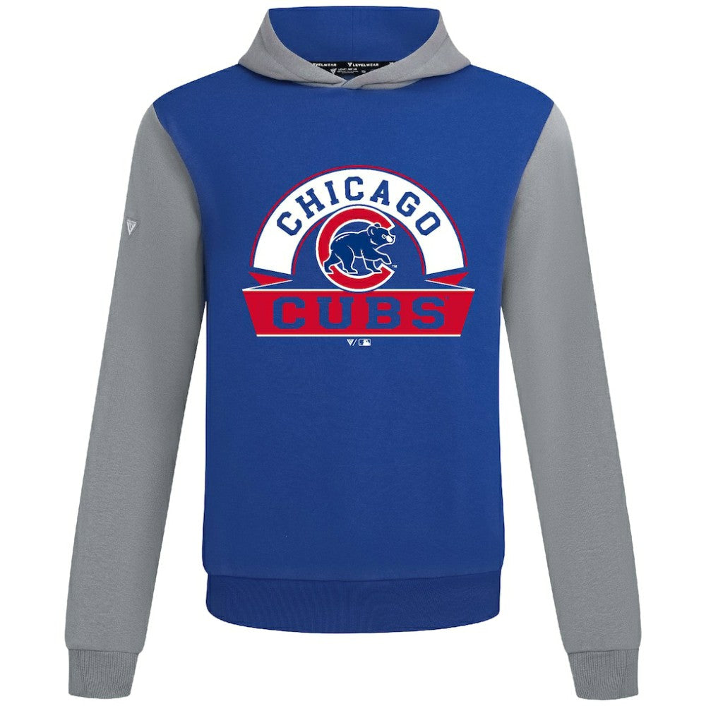 Chicago Cubs Levelwear Throwback Ultimate Banner Arch Hoodie - Royal