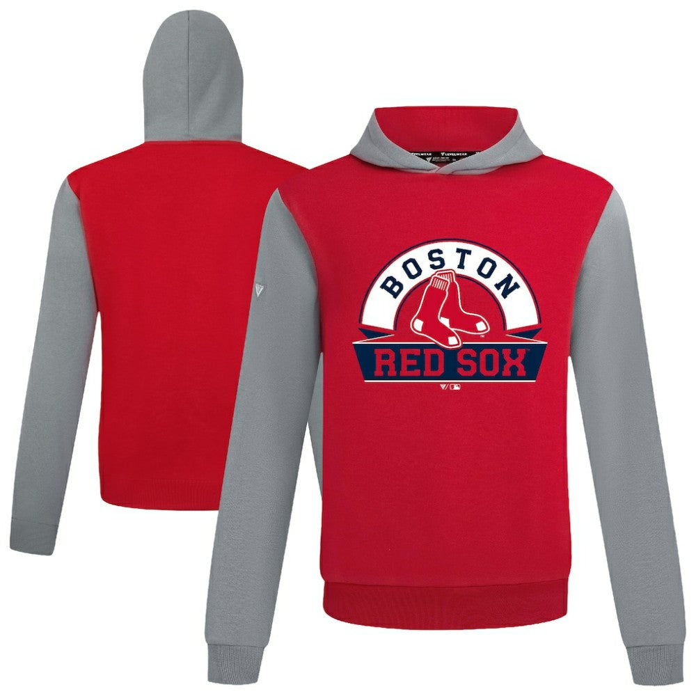 Boston Red Sox Levelwear Throwback Ultimate Banner Arch Hoodie - Red