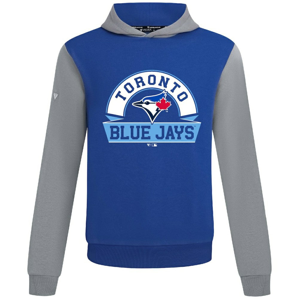 Toronto Blue Jays Levelwear Throwback Ultimate Banner Arch Hoodie - Royal