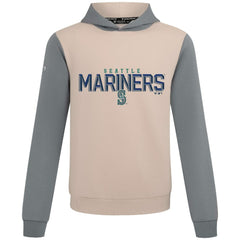 Seattle Mariners Levelwear Throwback Carve Ultimate Hoodie - Sand