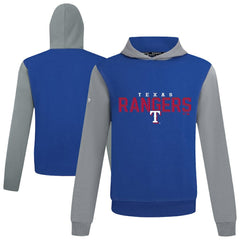 Texas Rangers Levelwear Throwback Carve Ultimate Hoodie - Royal