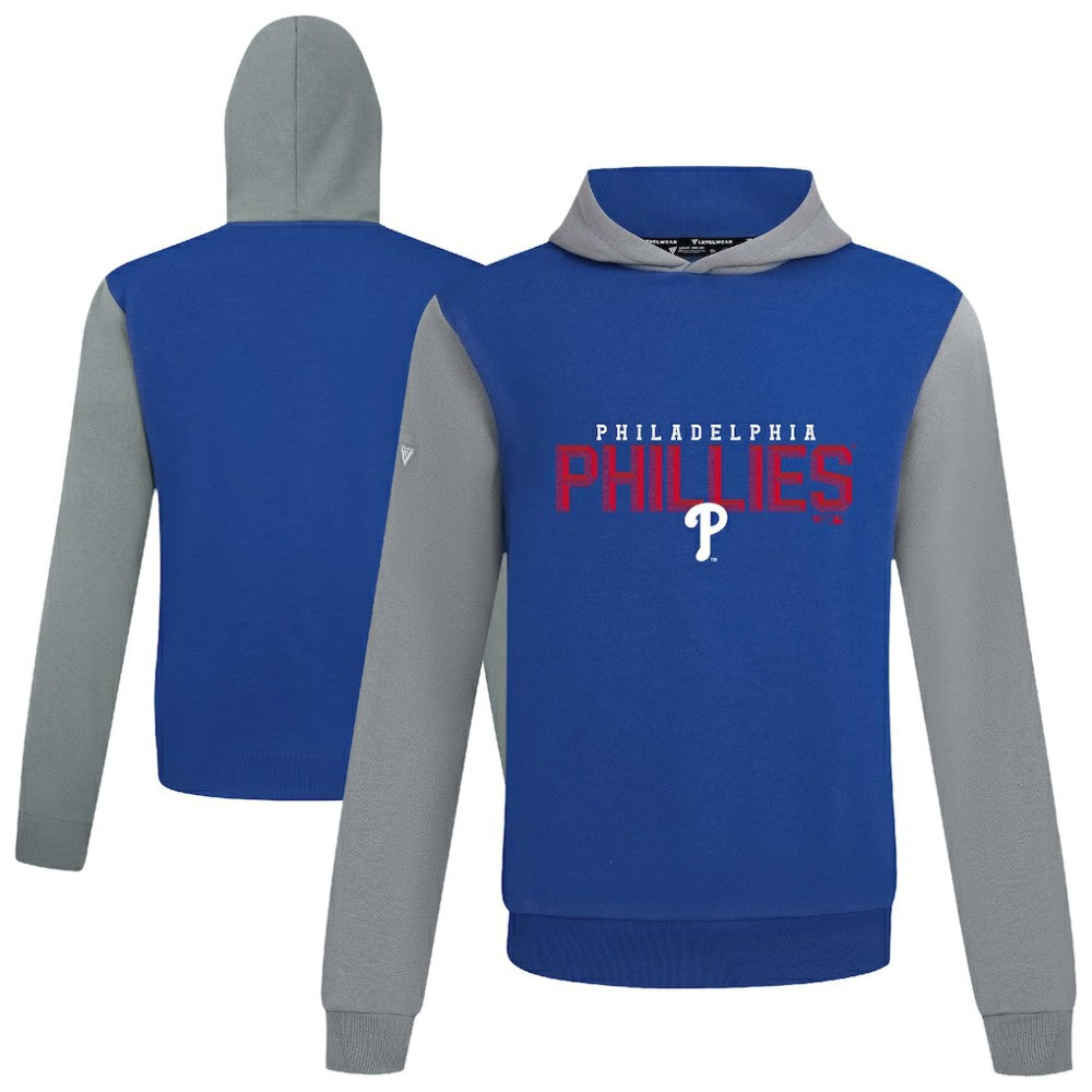 Philadelphia Phillies Levelwear Throwback Carve Ultimate Hoodie - Royal