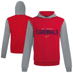 St. Louis Cardinals Levelwear Throwback Carve Ultimate Hoodie - Red
