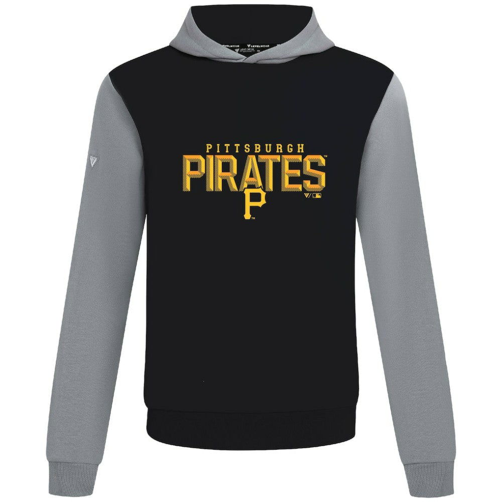 Pittsburgh Pirates Levelwear Throwback Carve Ultimate Hoodie - Black
