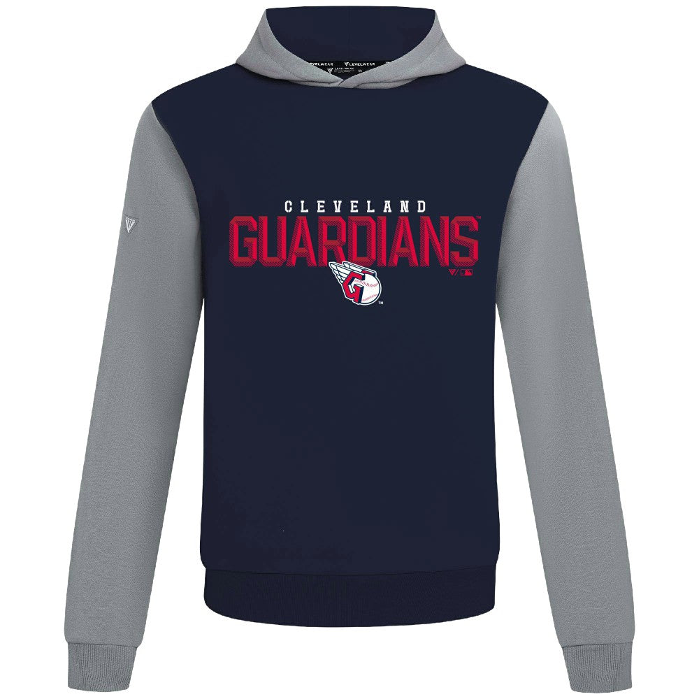 Cleveland Guardians Levelwear Throwback Carve Ultimate Hoodie - Navy