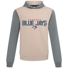 Toronto Blue Jays Levelwear Throwback Carve Ultimate Hoodie - Sand