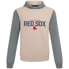 Boston Red Sox Levelwear Throwback Carve Ultimate Hoodie - Sand