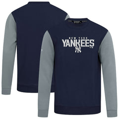 New York Yankees Levelwear Throwback Ultimate Carve Sweatshirt - Navy