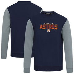 Houston Astros Levelwear Throwback Ultimate Carve Sweatshirt - Navy
