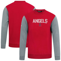 Los Angeles Angels Levelwear Throwback Ultimate Carve Sweatshirt - Red