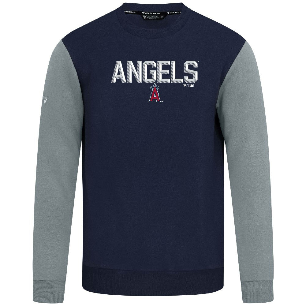 Los Angeles Angels Levelwear Throwback Ultimate Carve Sweatshirt - Navy