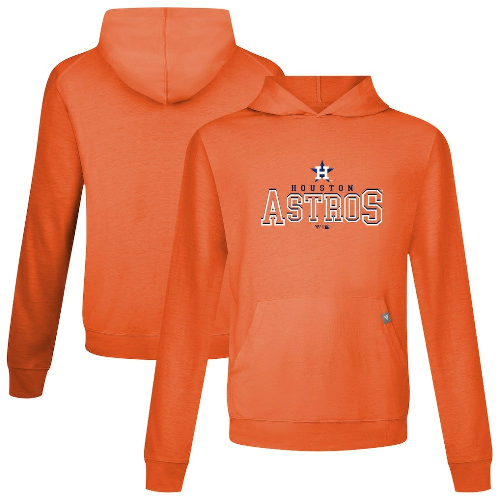 Houston Astros Levelwear Relay Journey Pullover Hoodie - Orange