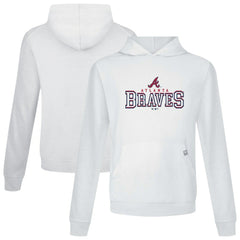 Atlanta Braves Levelwear Relay Journey Pullover Hoodie - White