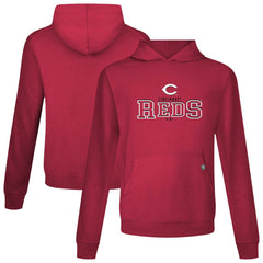 Cincinnati Reds Levelwear Relay Journey Pullover Hoodie - Red
