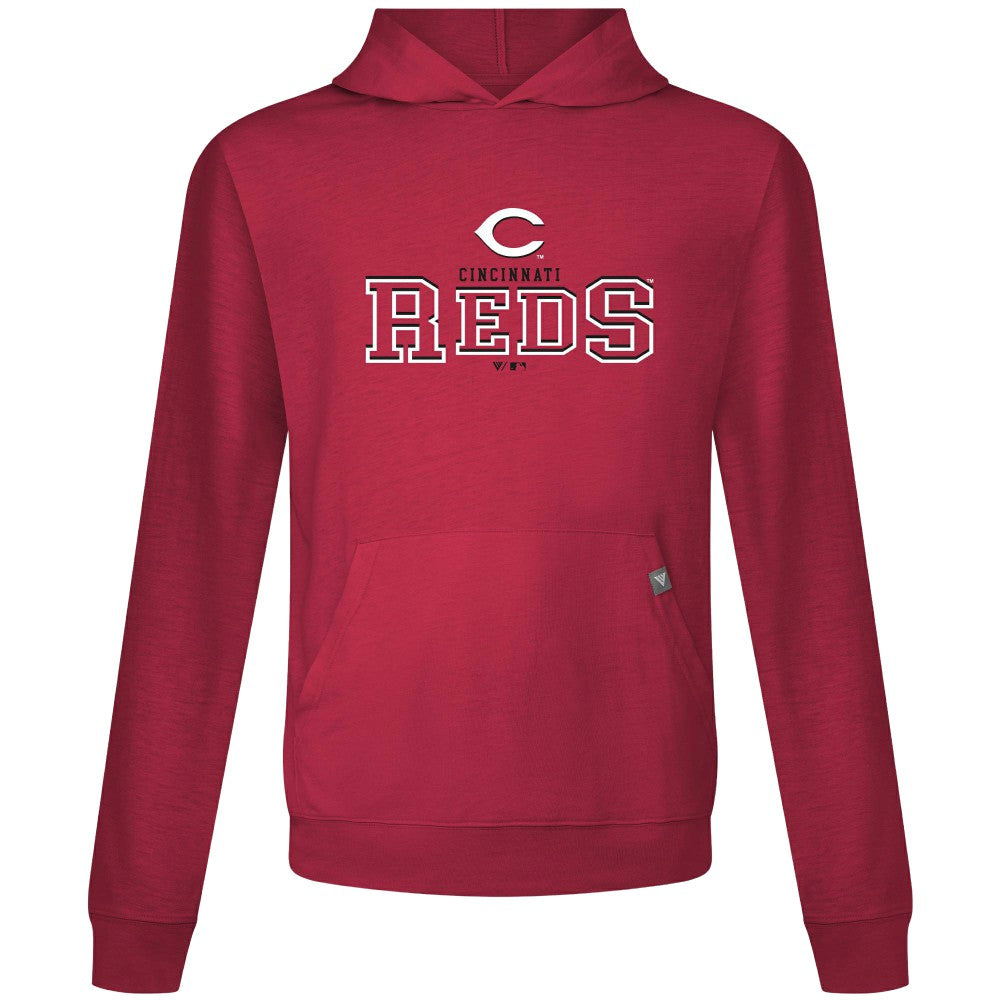 Cincinnati Reds Levelwear Relay Journey Pullover Hoodie - Red