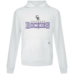 Colorado Rockies Levelwear Relay Journey Pullover Hoodie - White