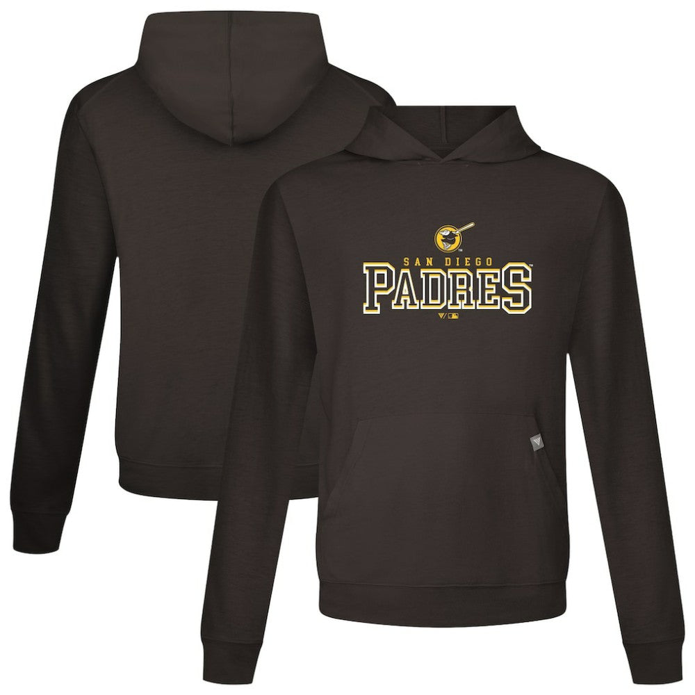 San Diego Padres Levelwear Relay Journey Pullover Hoodie - Brown