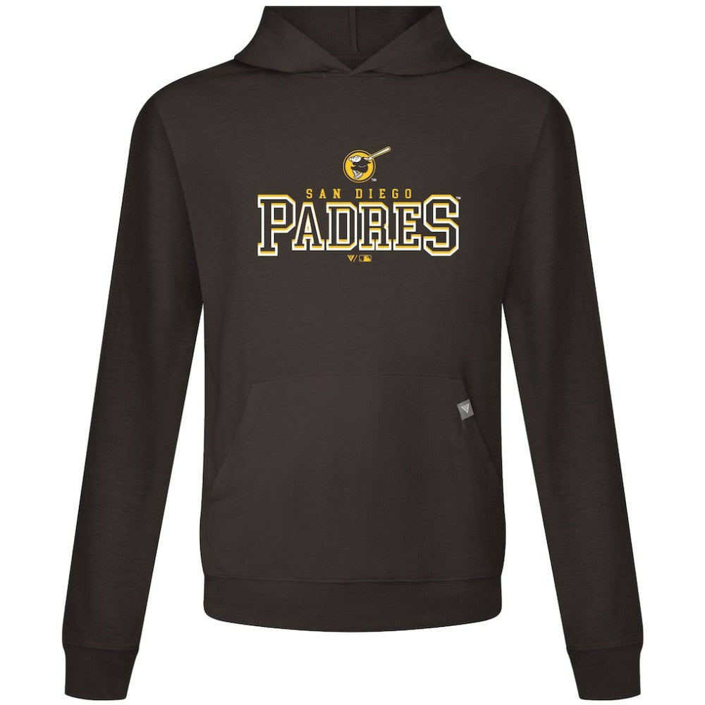 San Diego Padres Levelwear Relay Journey Pullover Hoodie - Brown