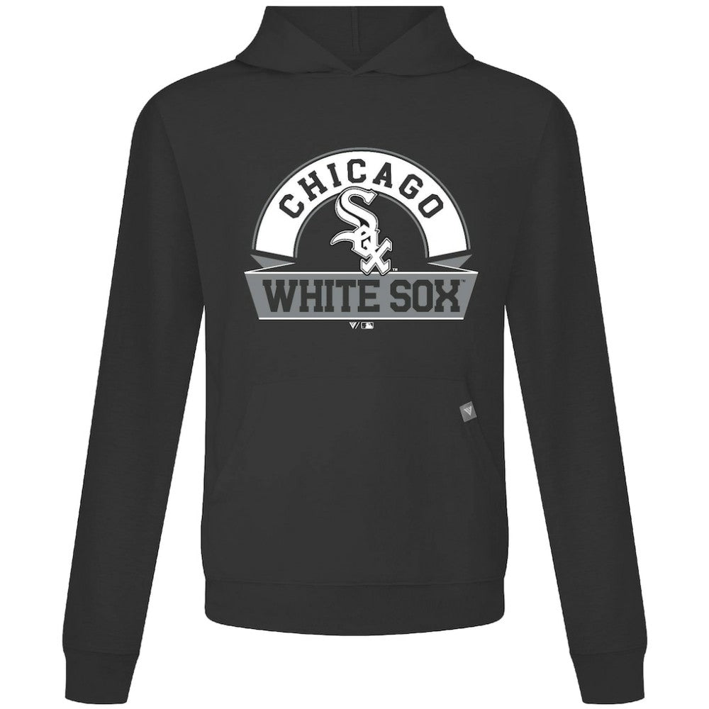 Chicago White Sox Levelwear Relay Banner Arch Pullover Hoodie - Black