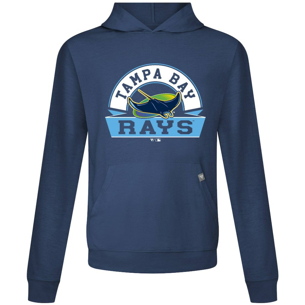 Tampa Bay Rays Levelwear Relay Banner Arch Pullover Hoodie - Navy