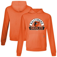 Baltimore Orioles Levelwear Relay Banner Arch Pullover Hoodie - Orange