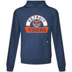 Detroit Tigers Levelwear Relay Banner Arch Pullover Hoodie - Navy