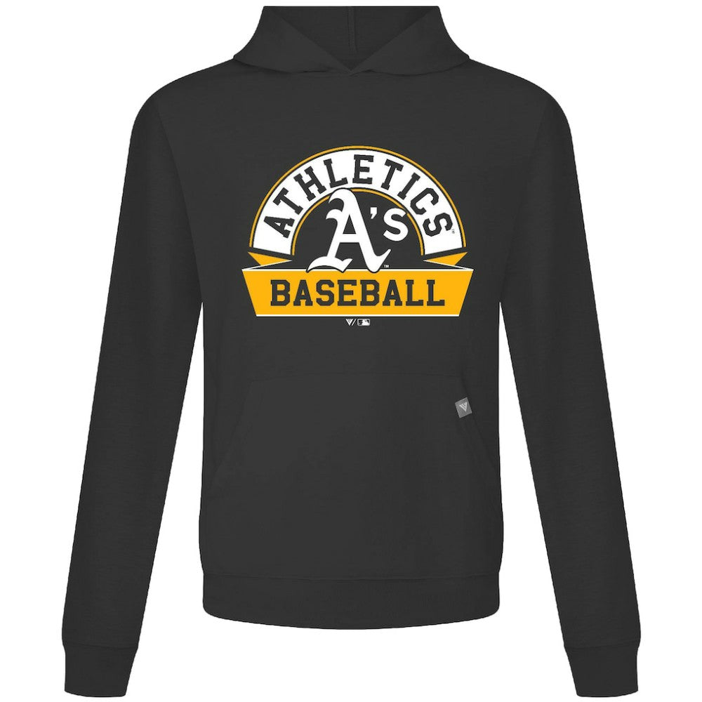 Athletics Levelwear Relay Banner Arch Pullover Hoodie - Black