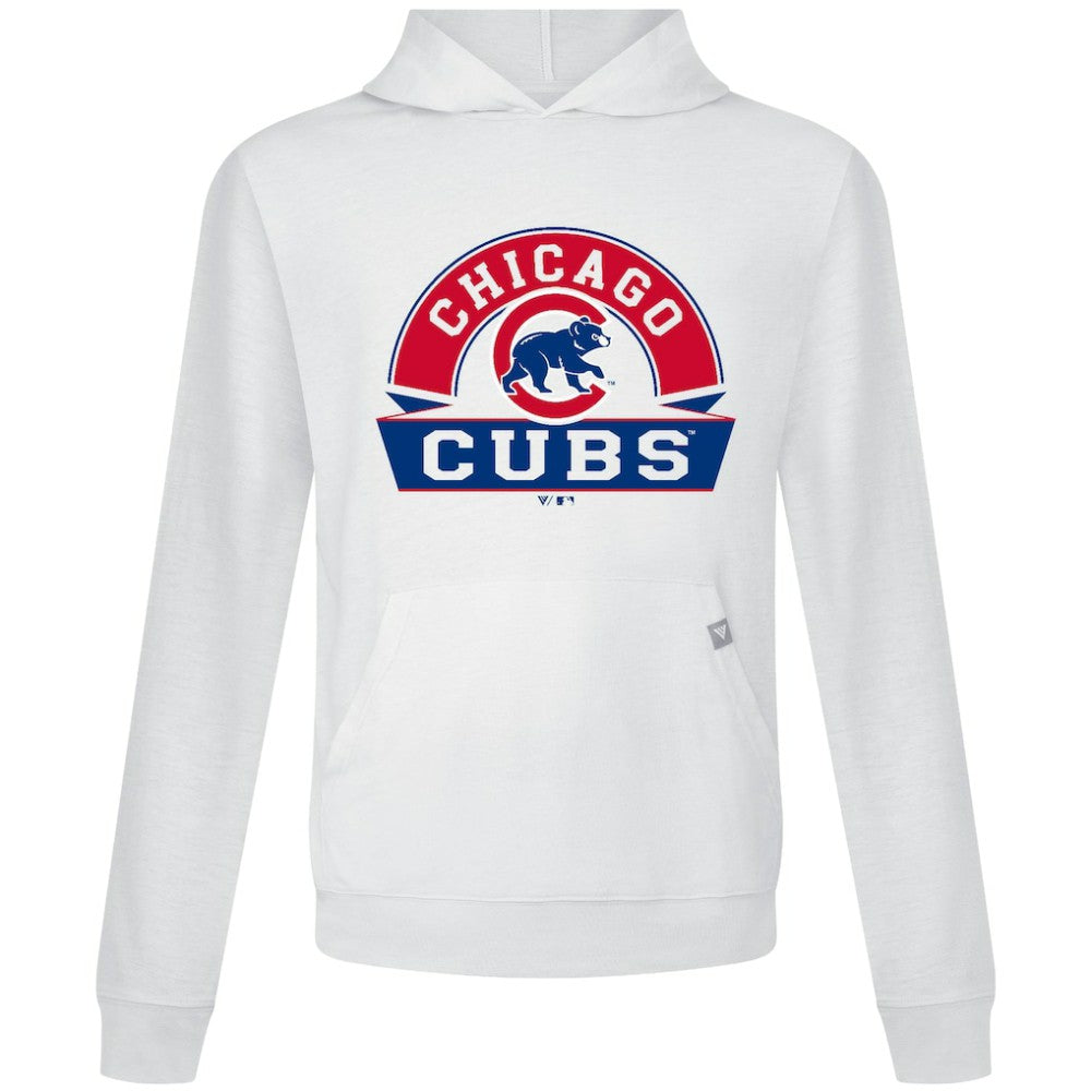 Chicago Cubs Levelwear Relay Banner Arch Pullover Hoodie - White