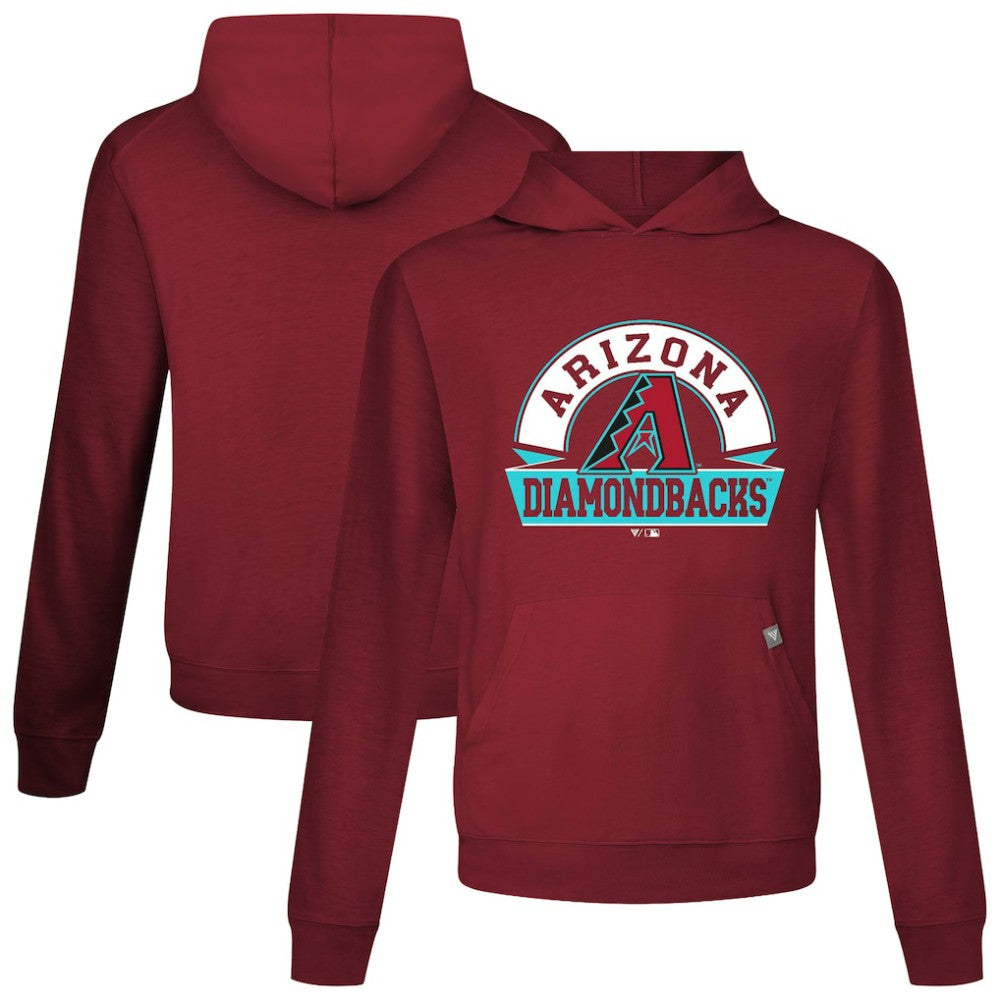 Arizona Diamondbacks Levelwear Relay Banner Arch Pullover Hoodie - Cardinal