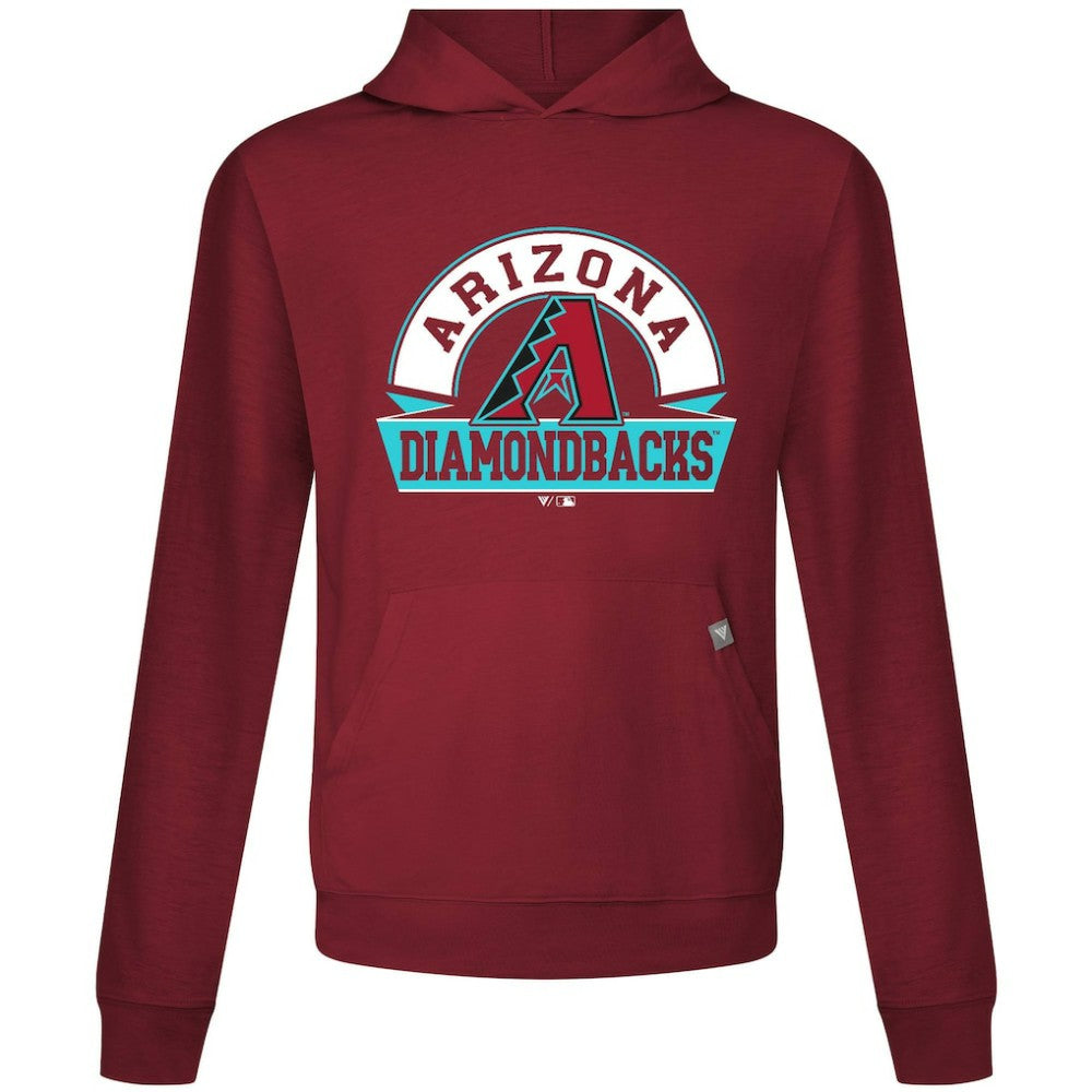 Arizona Diamondbacks Levelwear Relay Banner Arch Pullover Hoodie - Cardinal