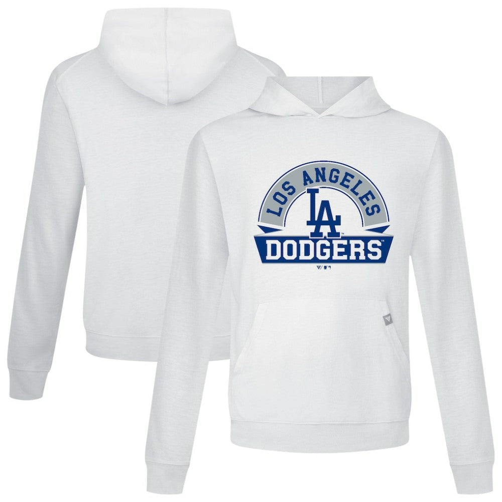 Los Angeles Dodgers Levelwear Relay Banner Arch Pullover Hoodie - White