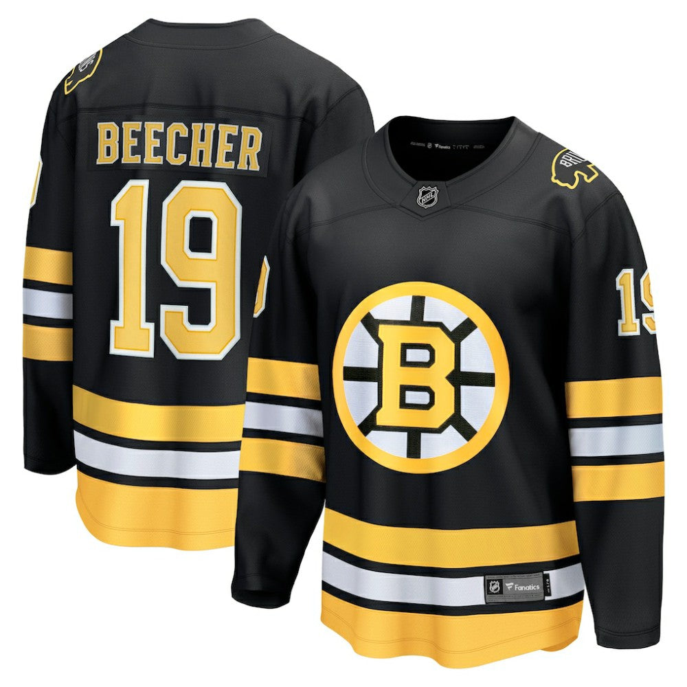 John Beecher Boston Bruins Fanatics Home Breakaway Player Jersey