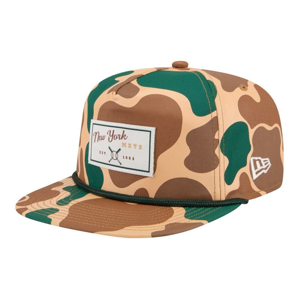 New York Mets Duck 19TWENTY Adjustable Hat - Camo | New Era