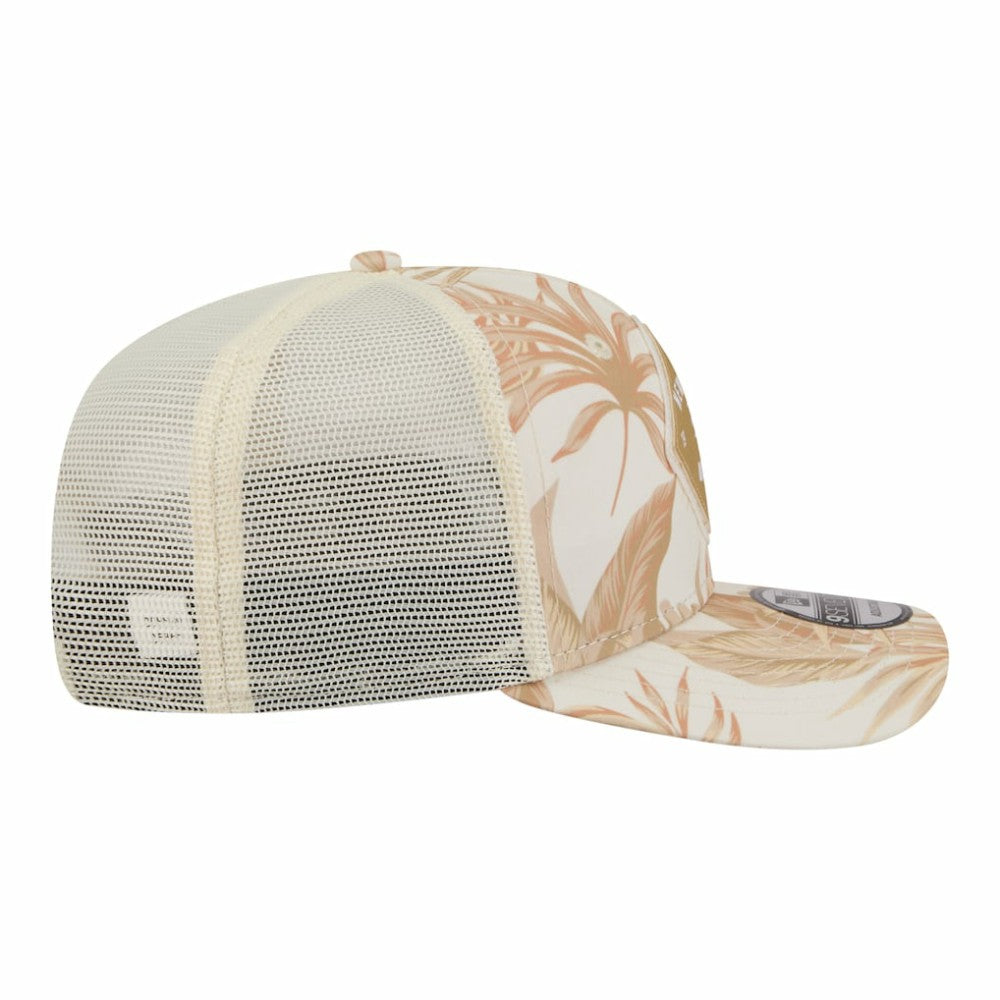 New York Mets Tonal Palm 9SEVENTY Adjustable Trucker Hat - Tan | New Era
