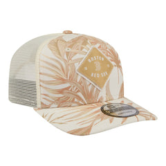 Boston Red Sox Tonal Palm 9SEVENTY Adjustable Trucker Hat - Tan | New Era