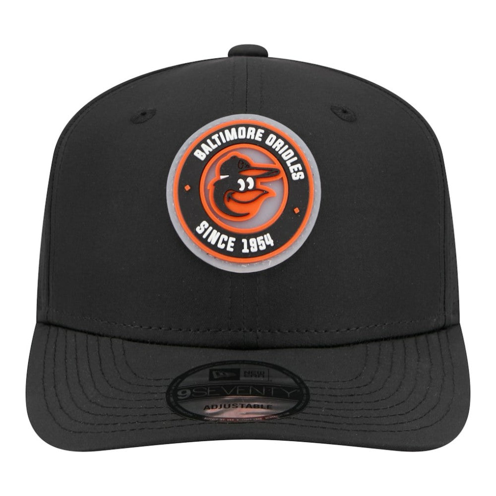 Baltimore Orioles Circle 9SEVENTY Adjustable Hat - Black | New Era