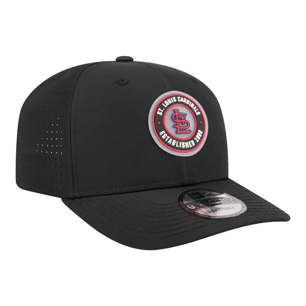 St. Louis Cardinals Circle 9SEVENTY Adjustable Hat - Black | New Era