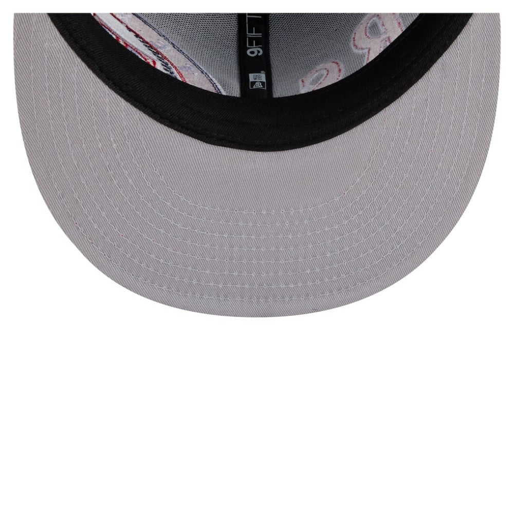 Texas Rangers Stretched Two-Tone 9FIFTY Adjustable Hat - Royal/Red | New Era