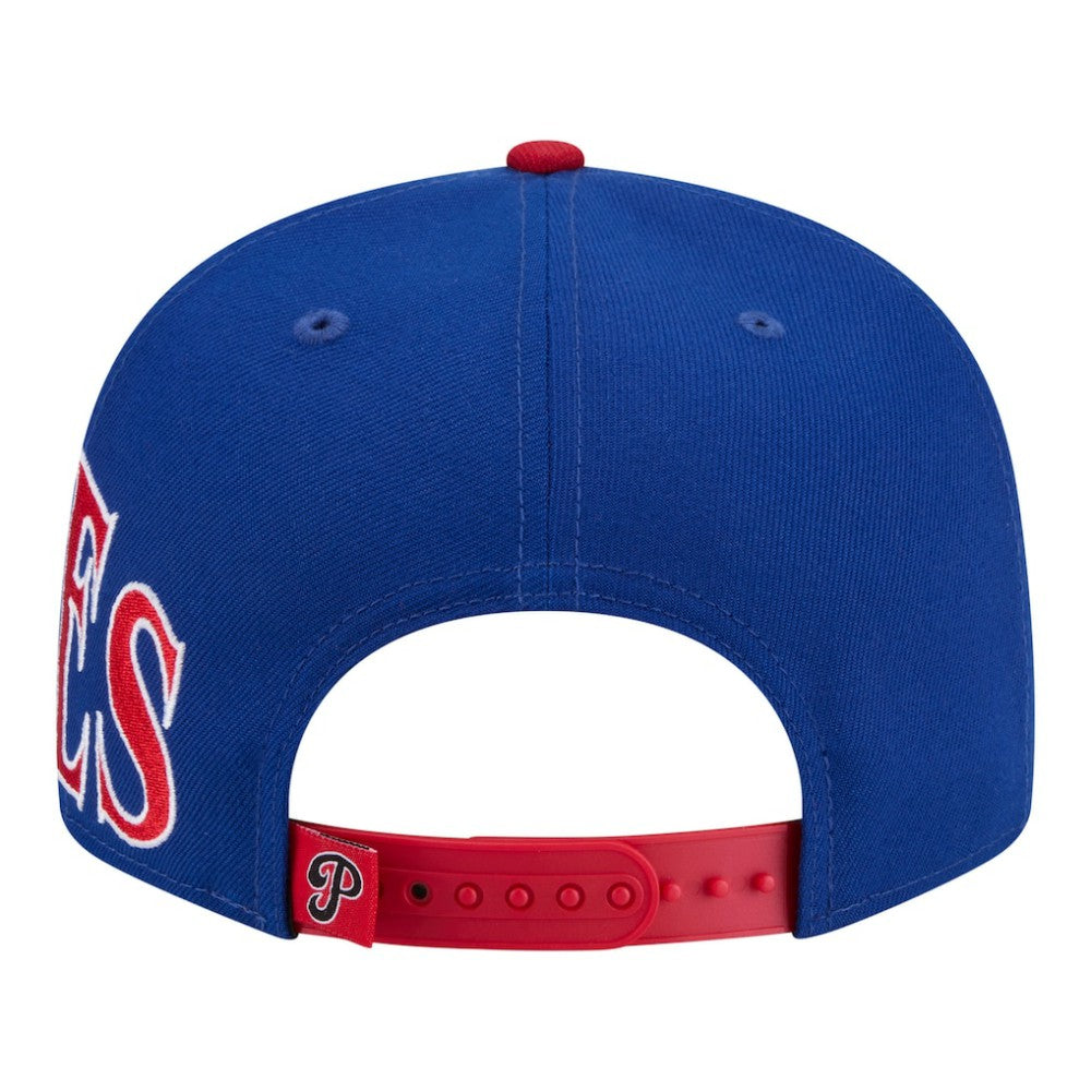 Philadelphia Phillies Stretched Two-Tone 9FIFTY Adjustable Hat - Royal/Red | New Era