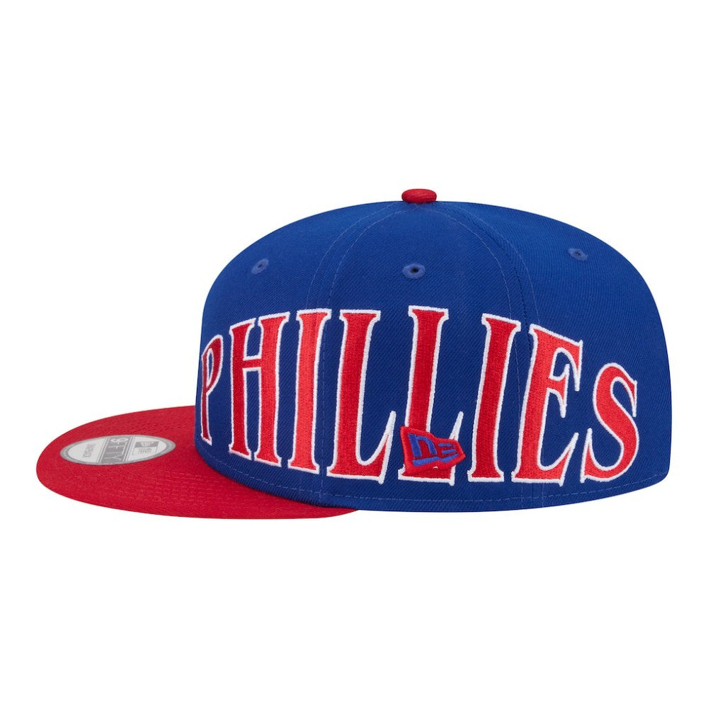 Philadelphia Phillies Stretched Two-Tone 9FIFTY Adjustable Hat - Royal/Red | New Era