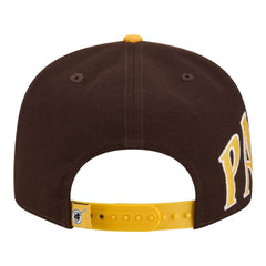 San Diego Padres Stretched Two-Tone 9FIFTY Adjustable Hat - Brown/Gold | New Era